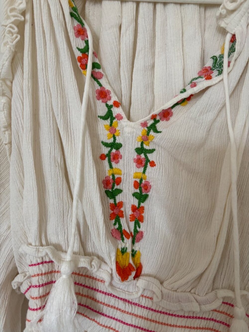 Cleobella Nyla Embroidered Blouse Xs View 4